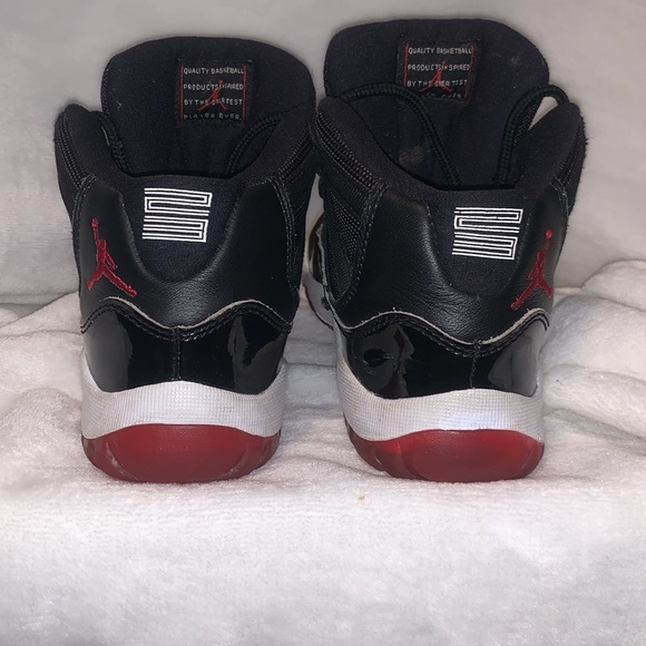 Jordan Retro 11 Bred Hightops - Picture 4 of 7